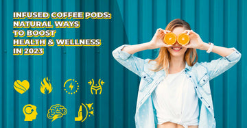 What are the most common herbs used in herbal-infused coffee pods in 2023?