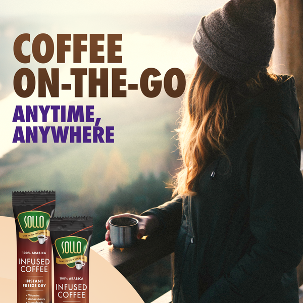 Infused Super 6 Mushrooms Instant Coffee Sticks, 24 ct