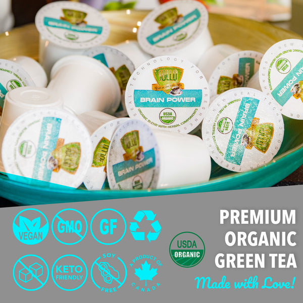 Brain Power Green Tea Pods