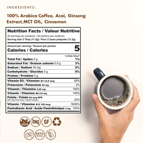 Brain Power Ground Coffee 12 oz