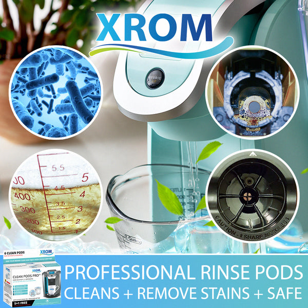 Professional Cleaning Pods Compatible with All Keurig K-Cup 2.0 Brewers, 6 Cup per Pack