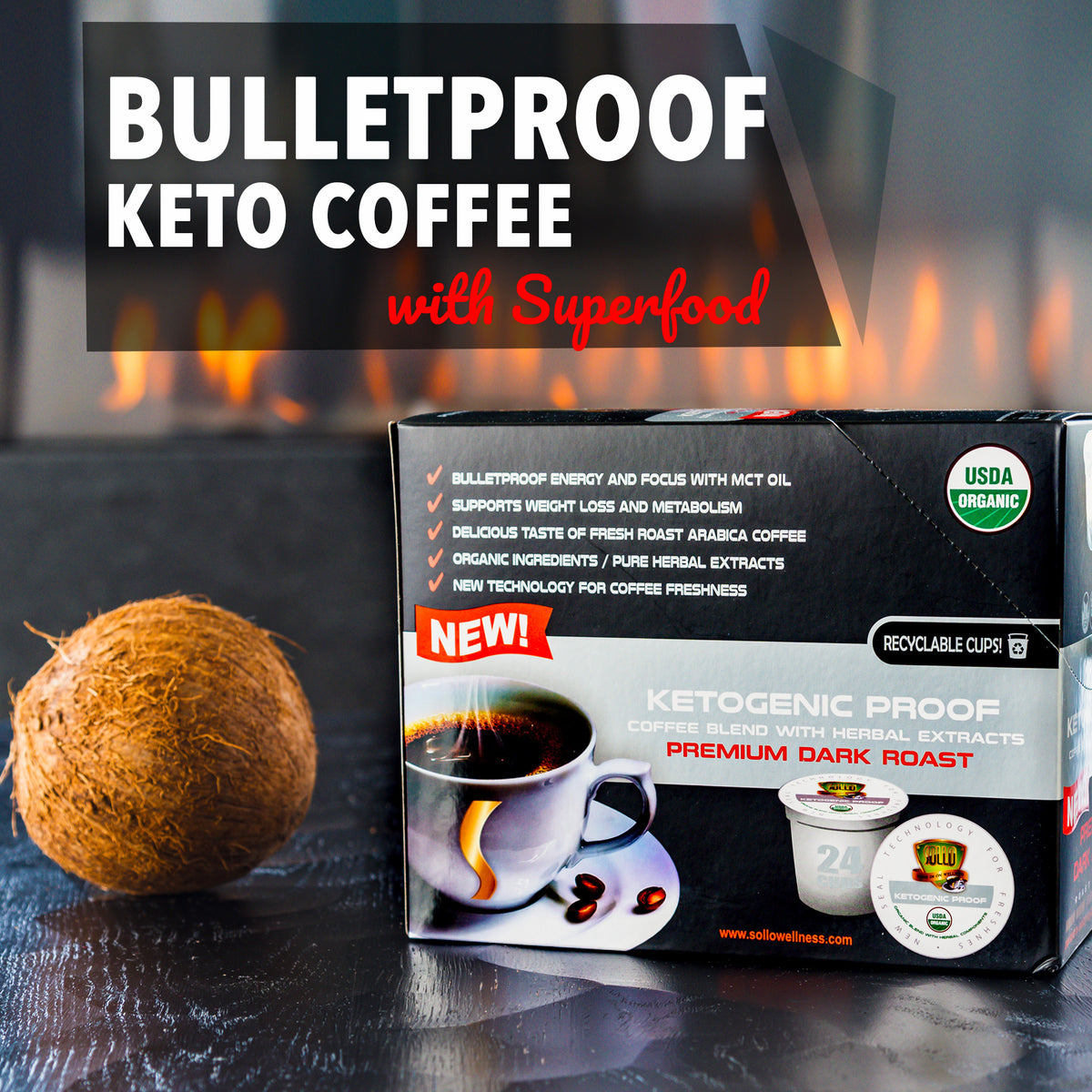 Keto Proof Coffee Pods Sollowellness