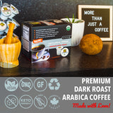 Ketogenic Proof Dark Roast Coffee Pods, For Keurig