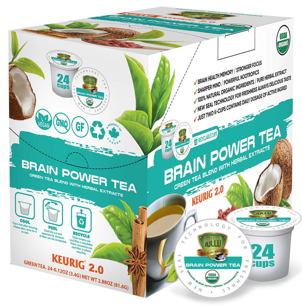 Brain Power Green Tea Pods