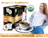 Beauty Purpose Dark Roast Coffee Pods, For Keurig - Collagen Coffee Pods, Beauty Purpose with Biotin, B Vitamins & Aloe Vera