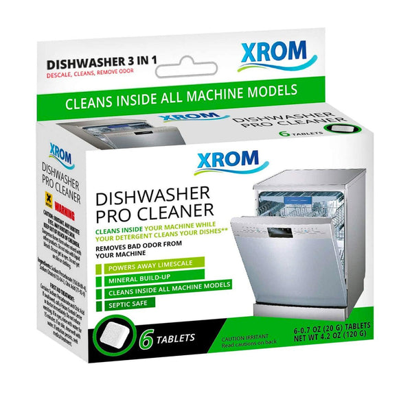 Dishwashers Descaling and Cleaning Maintenance Tablets for All Brands, Natural Powerful Formula 3 in 1