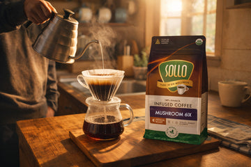 Mushroom 6IX Ground Coffee: The Slow Brew Ritual With Six Functional Mushrooms