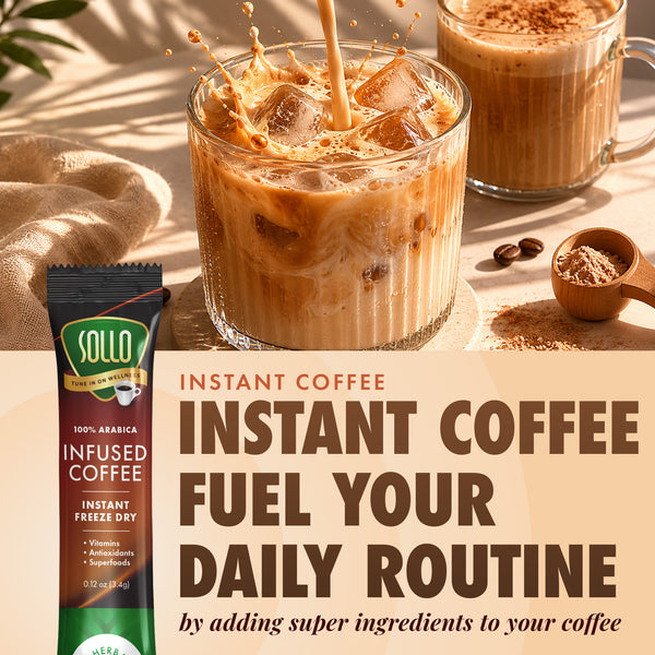 Infused Protein Brew Instant Coffee Sticks, 24 ct