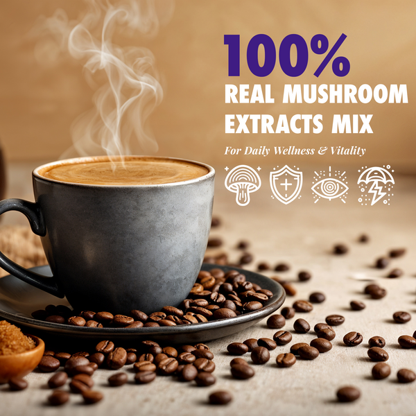 Infused Magic Mushrooms Instant Coffee Sticks, 24 ct