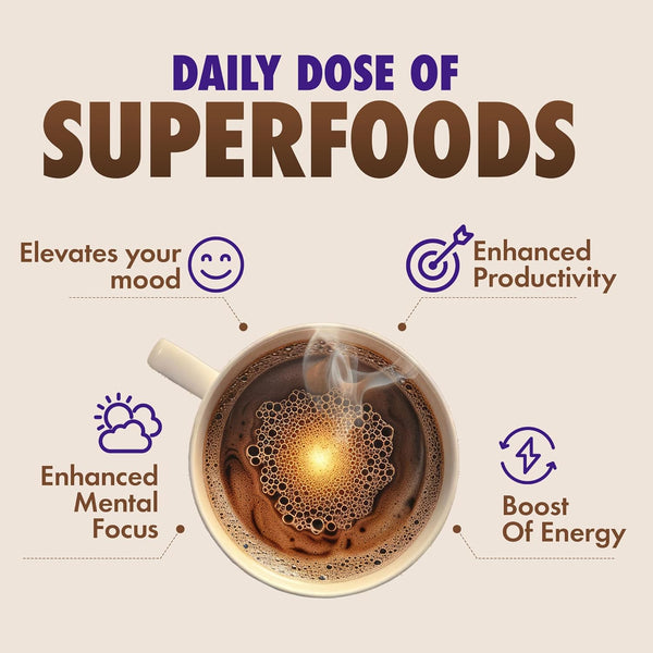 Super 6 Mushroom, Ground Coffee, 12 oz