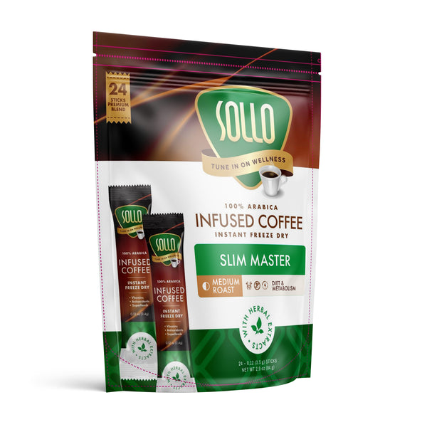 Infused Slim Master Instant Coffee Sticks, 24 ct