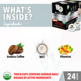 Ketogenic Proof Dark Roast Organic Coffee Pods, For Keurig
