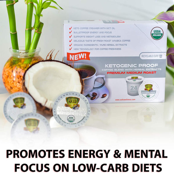 Ketogenic Proof  Coffee Pods, For Keurig